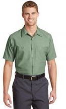 Red Kap® Long Size  Short Sleeve Industrial Work Shirt